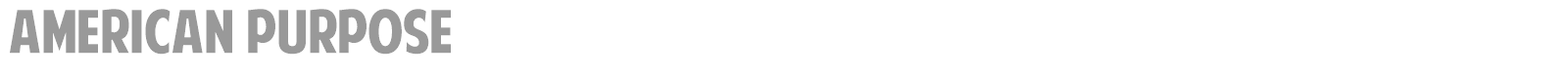 American Purpose font preview